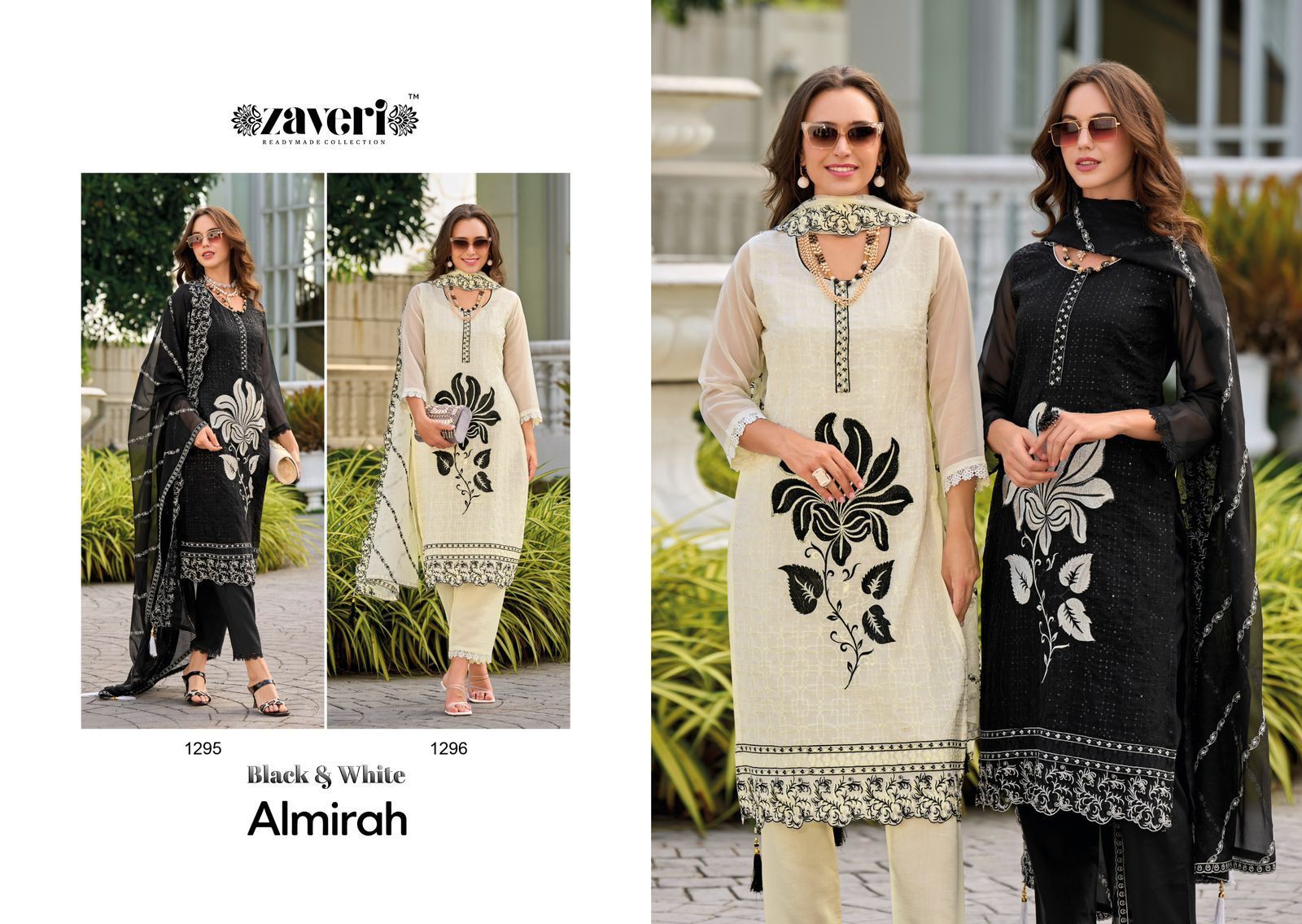 ZAVERI-BLACK-WHITE-ALMIRAH-ORGANZA-SUITS-WHOLESALE-6