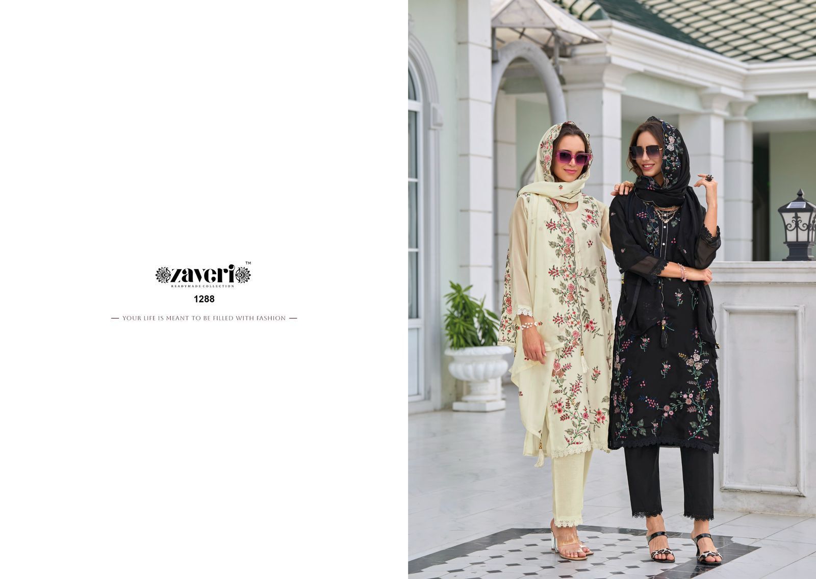 ZAVERI-BLACK-WHITE-ZEEYA-READYMADE-KURTI-CATALOGUE-WHOLESALER-IN-SURAT-3