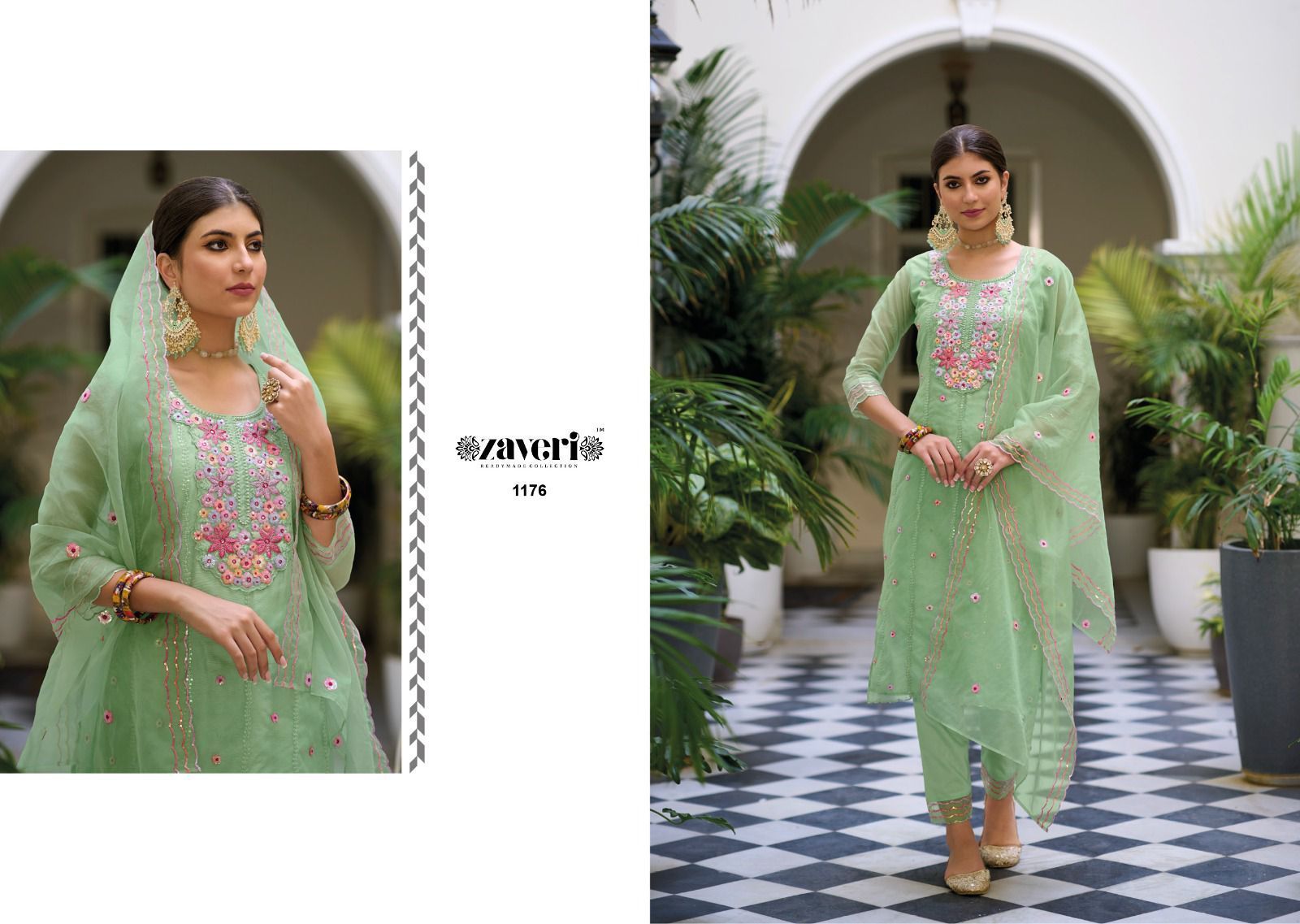 ZAVERI-ELIZA-READYMADE-ORGANZA-KURTI-PANT-WITH-DUPATTA-NEW-CATALOGUE-4