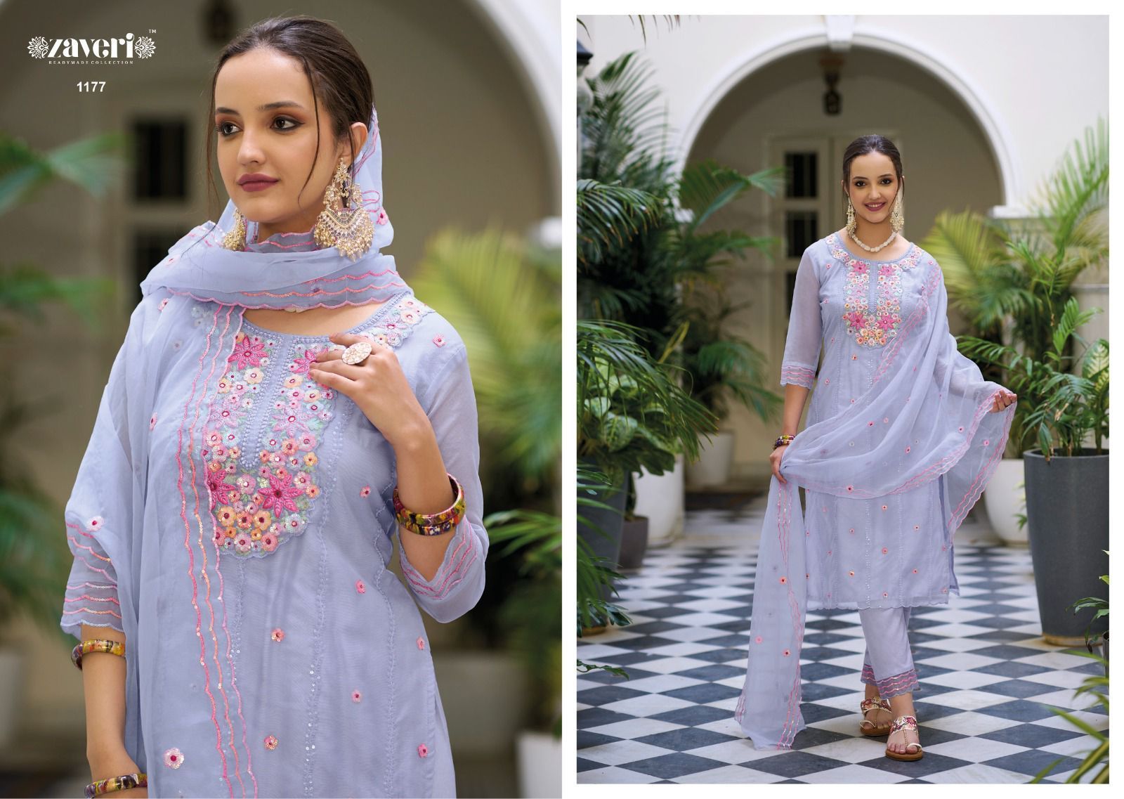 ZAVERI-ELIZA-READYMADE-ORGANZA-KURTI-PANT-WITH-DUPATTA-NEW-CATALOGUE-5