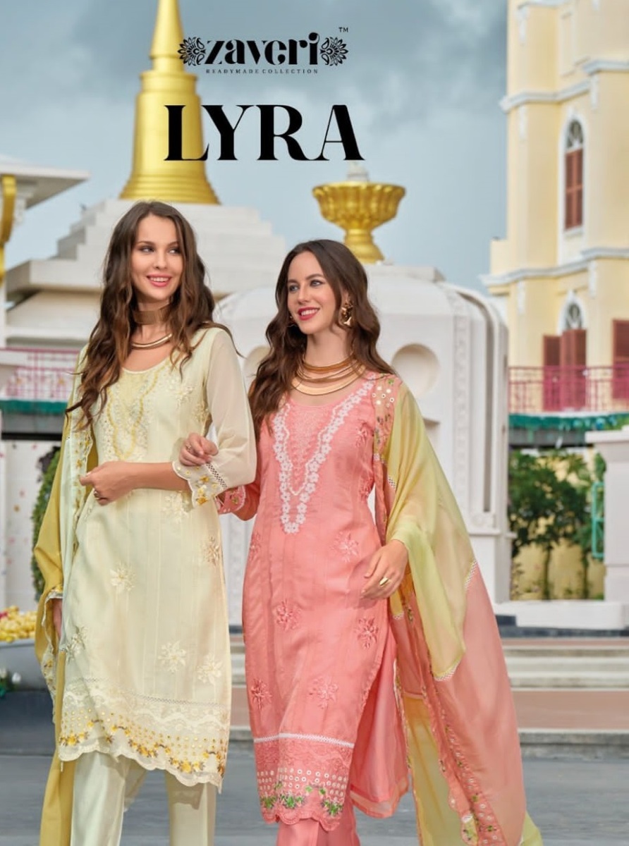 ZAVERI-LYRA-SOFT-ORGANZA-READYMADE-KURTI-WHOLESALER-IN-SURAT-2