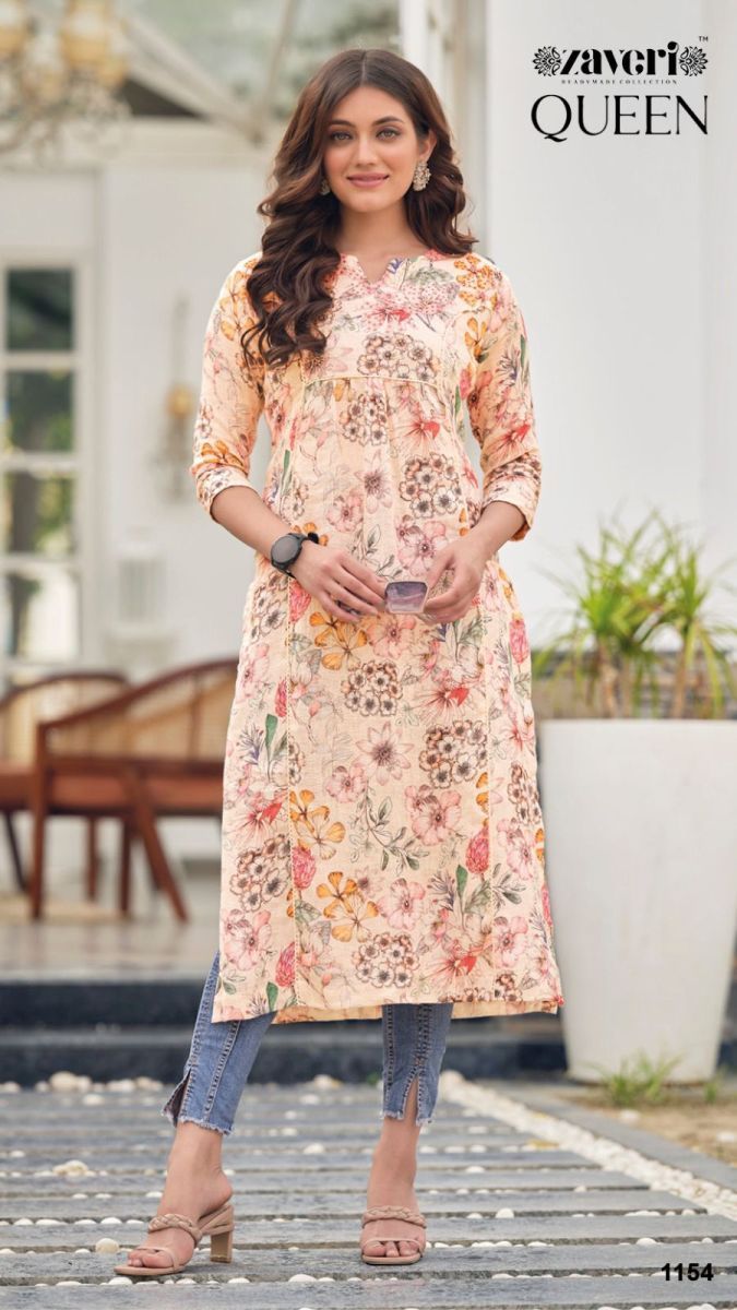 ZAVERI-QUEEN-LINEN-DIGITAL-PRINT-HANDWORK-KURTIS-MANUFACTURER-8