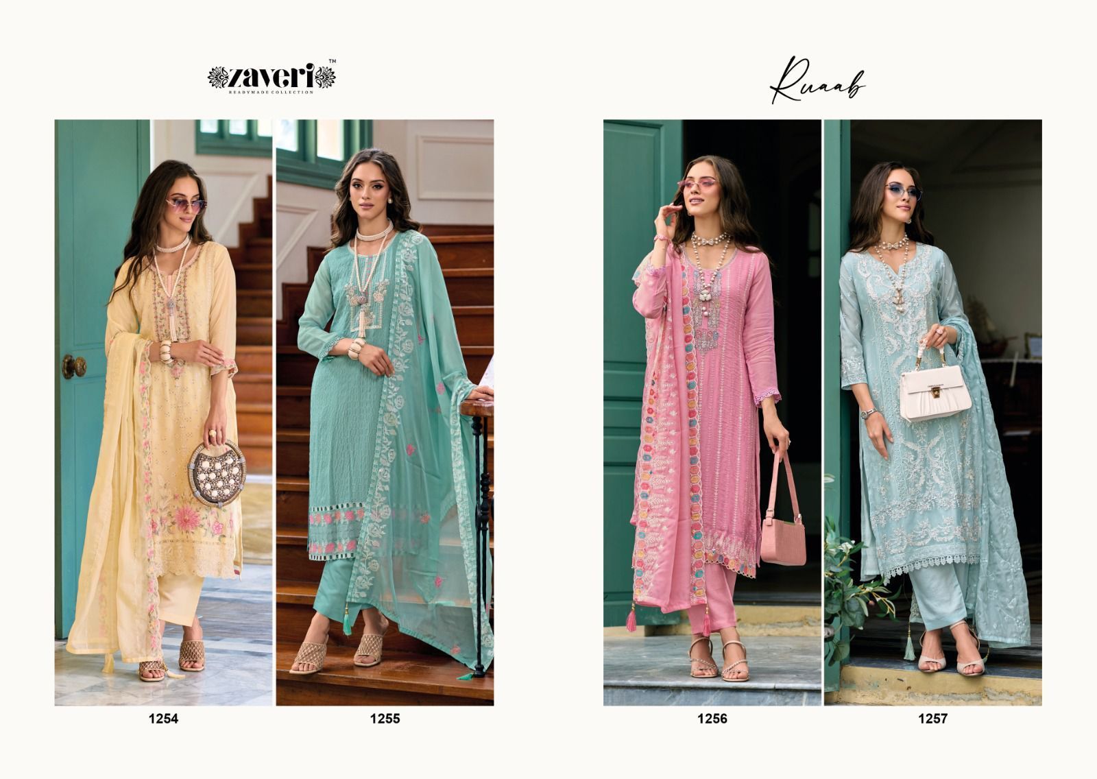 ZAVERI-RUAAB-ORGANZA-HANDWORK-KURTI-DISTRIBUTOR-SURAT-10