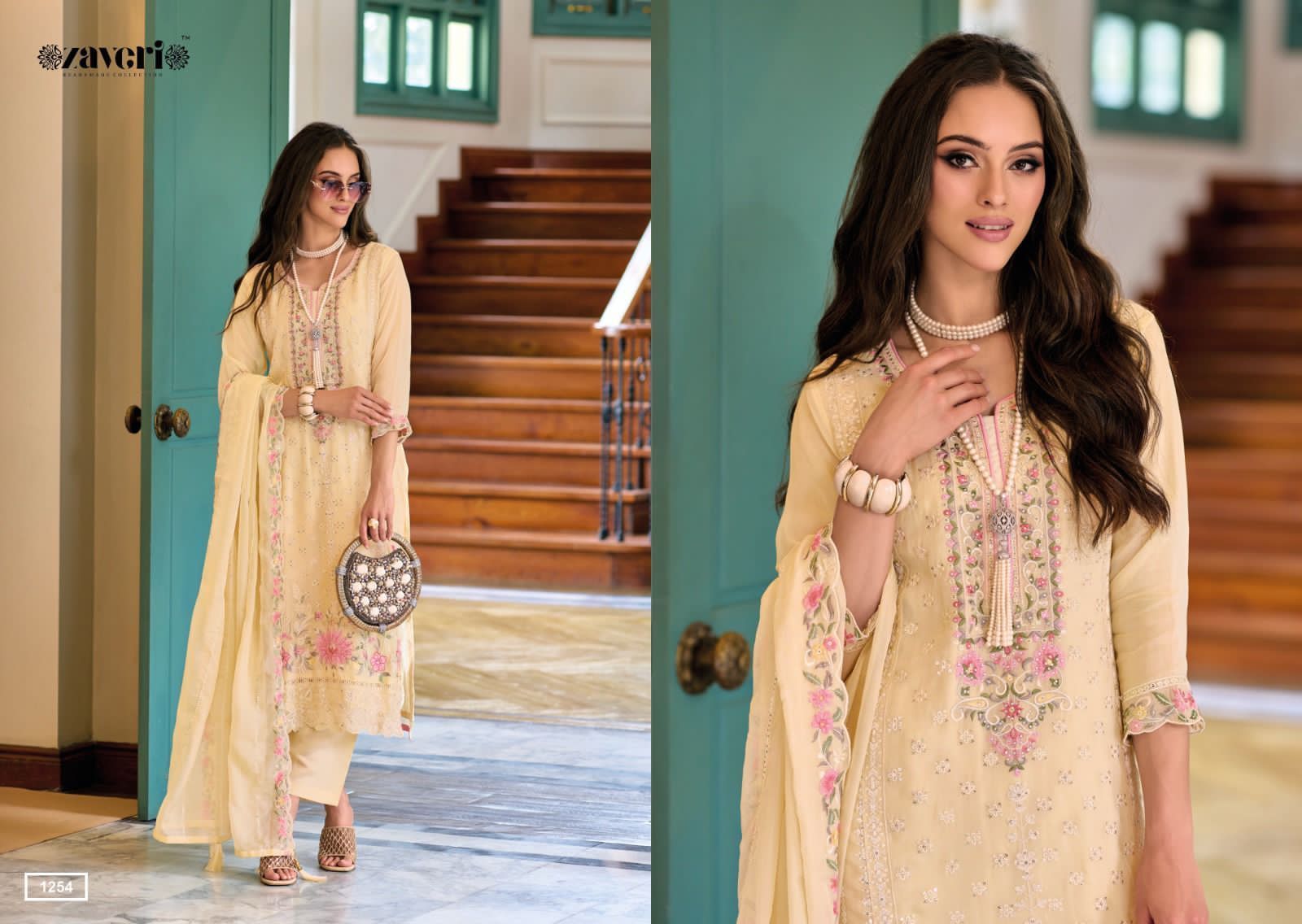 ZAVERI-RUAAB-ORGANZA-HANDWORK-KURTI-DISTRIBUTOR-SURAT-7