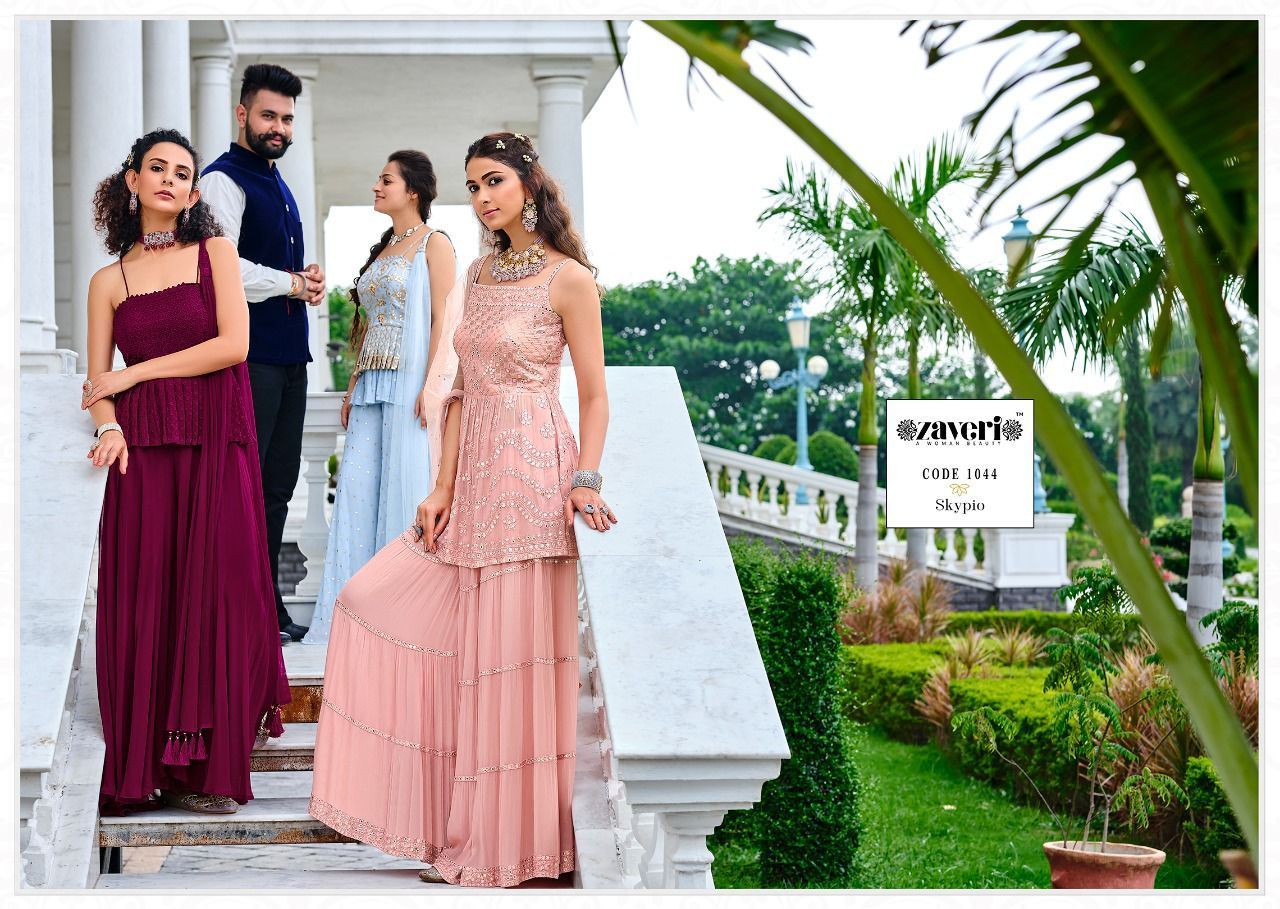 ZAVERI-SKYPIO-DESIGNER-READYMADE-TOP-PLAZO-WITH-DUPATTA-COLLECTION-2021-8