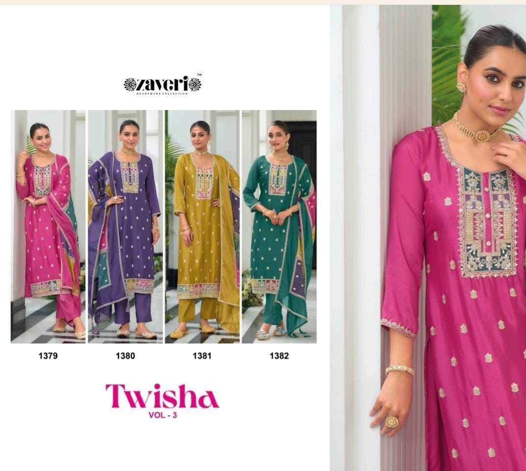 ZAVERI-TWISHA-VOL-3-CHINON-EMBROIDERY-READYMADE-KURTI-SUPPLIER-3
