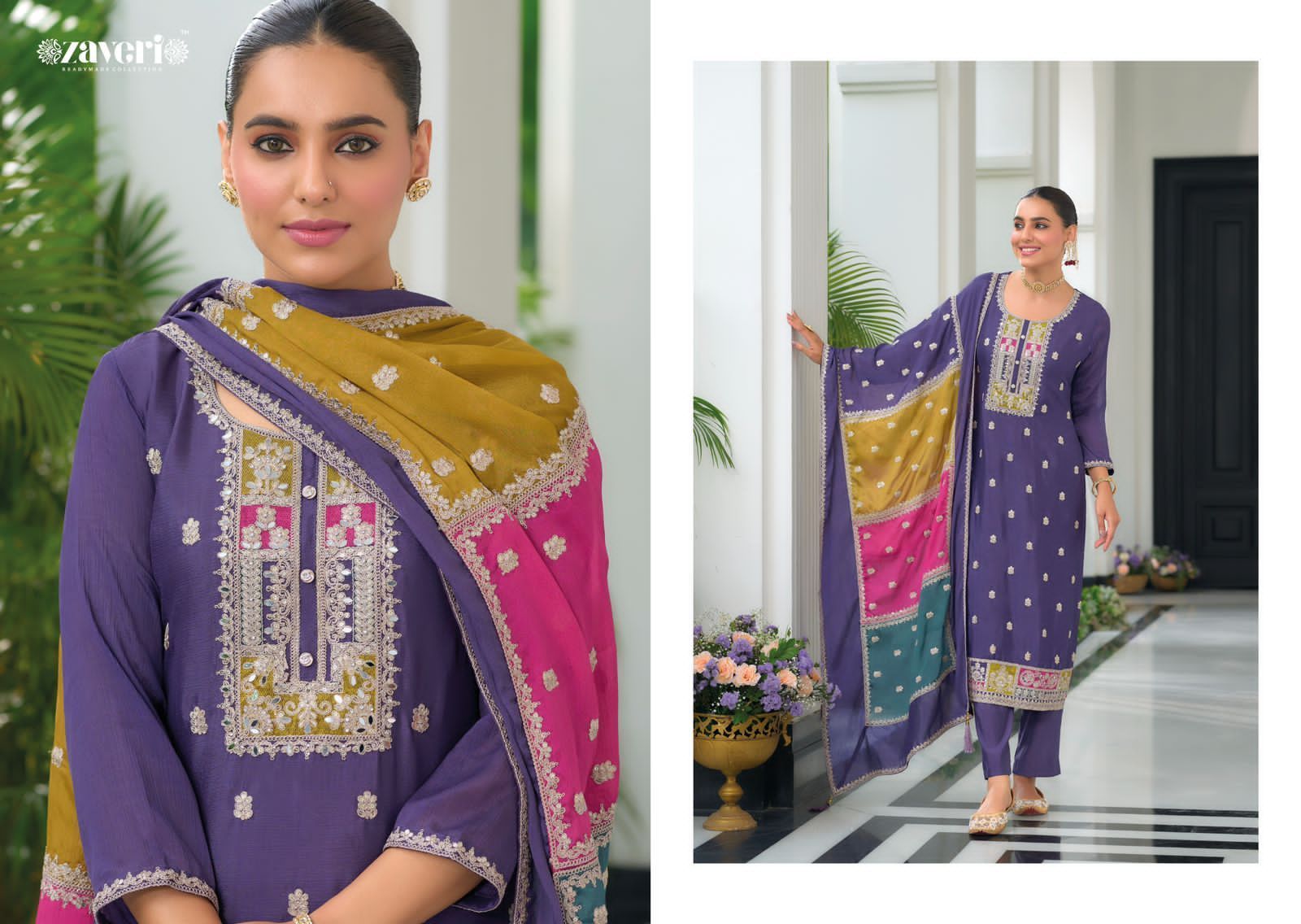 ZAVERI-TWISHA-VOL-3-CHINON-EMBROIDERY-READYMADE-KURTI-SUPPLIER-8