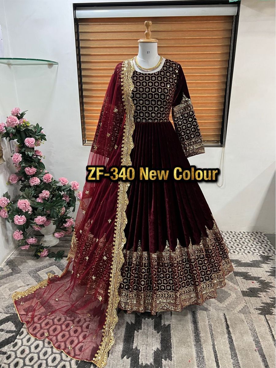 ZEEL-FASHION-ZF-340-B-DESIGNER-VELVET-GOWN-1