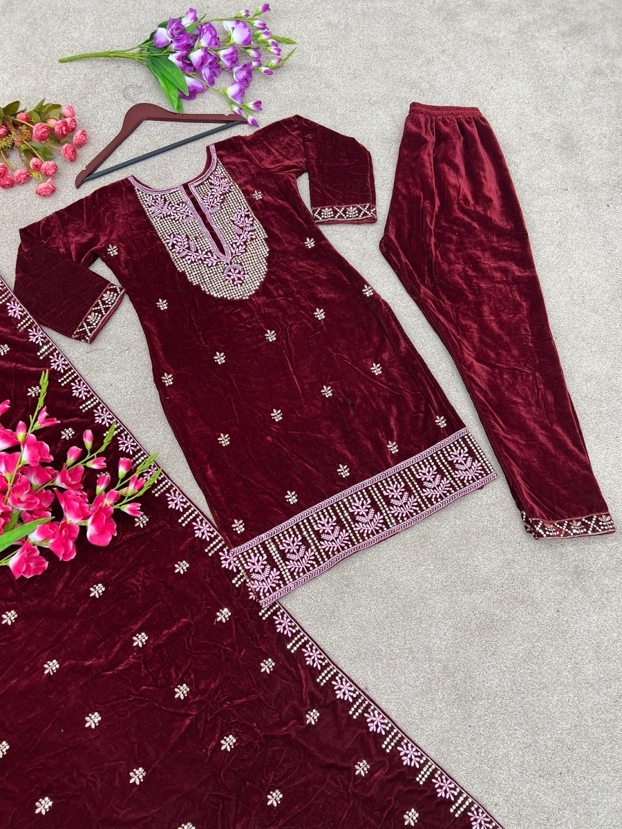 ZEEL-FASHION-ZF-343-B-DESIGNER-VELVET-SUITS-4