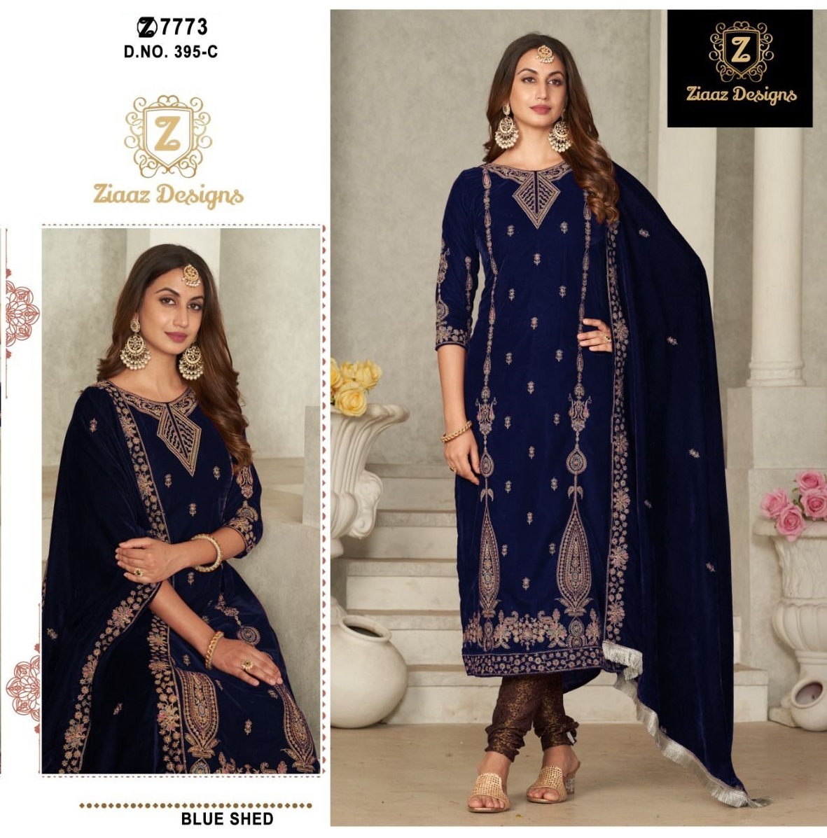 ZIAAZ-DESIGNS-395-C-VELVET-PAKISTANI-SUITS-1