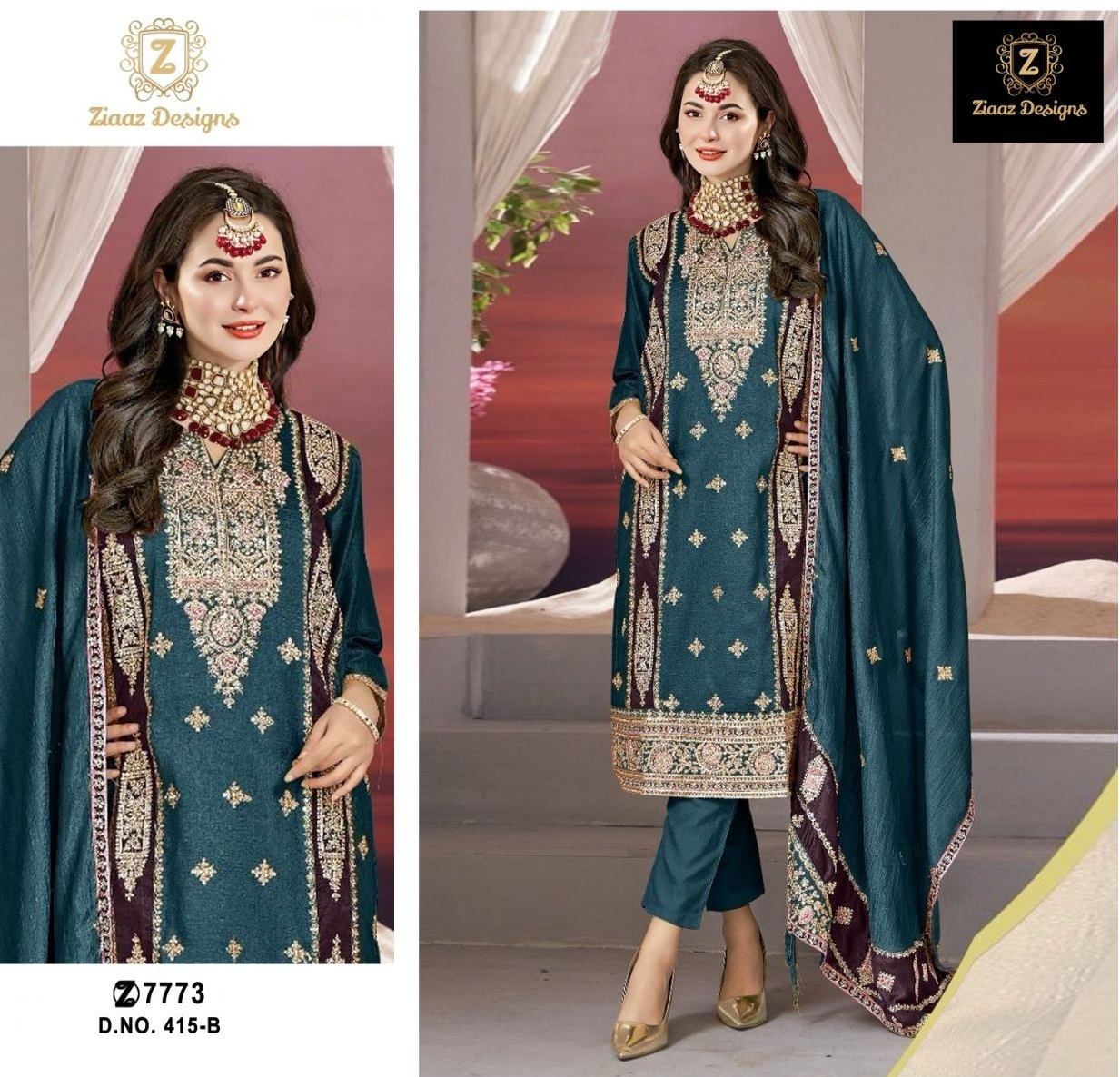 ZIAAZ-DESIGNS-415-B-PAKISTANI-SUITS-WHOLESALE-1