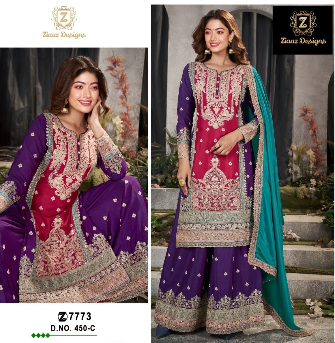ZIAAZ-DESIGNS-450-C-PAKISTANI-SUITS-WHOLESALE-1