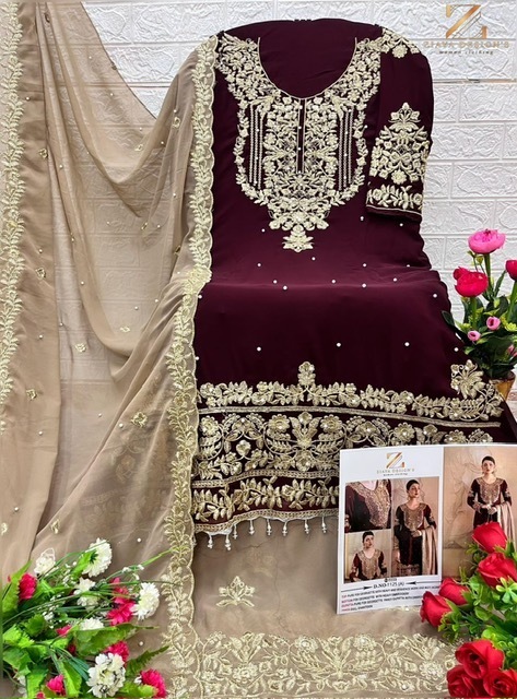 ZIAYA-DESIGN-1125-GEORGETTE-PAKISTANI-SUITS-SUPPLIER-3