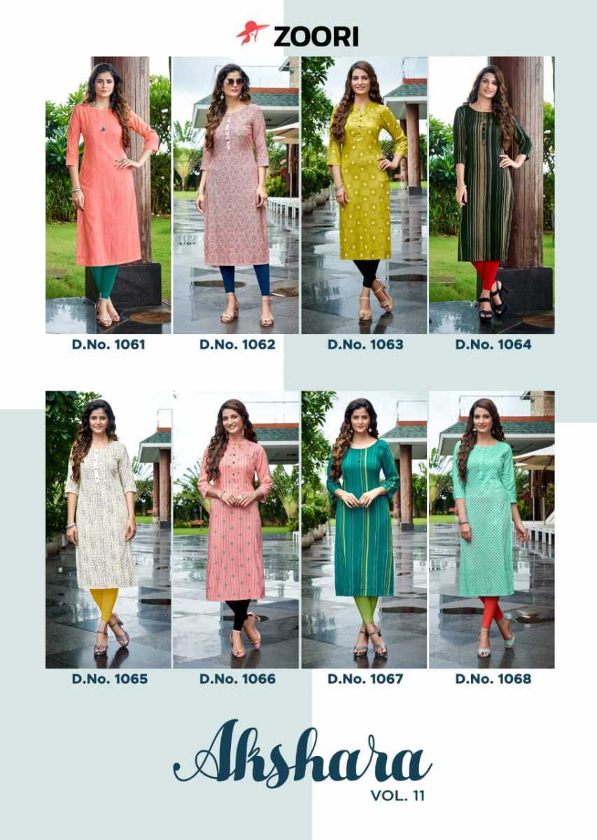 ZOORI-AKSHARA-VOL-11-RAYON-PRINTED-KURTIS-MANUFACTURER-SURAT-5