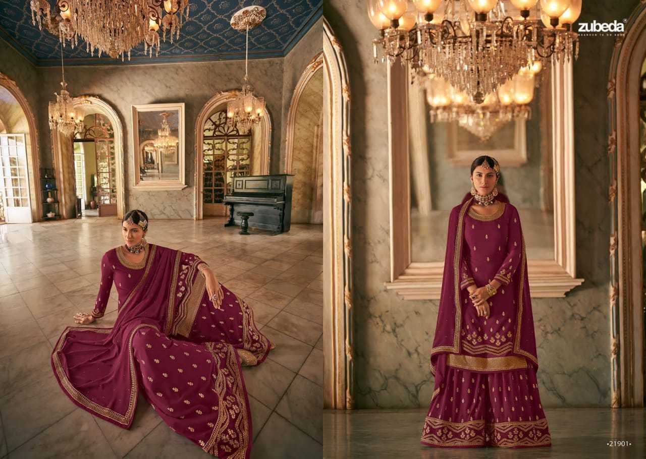 ZUBEDA-SAIYARA-21901-TO-21906-PAKISTANI-SHARARA-SUITS-COLLECTION-2