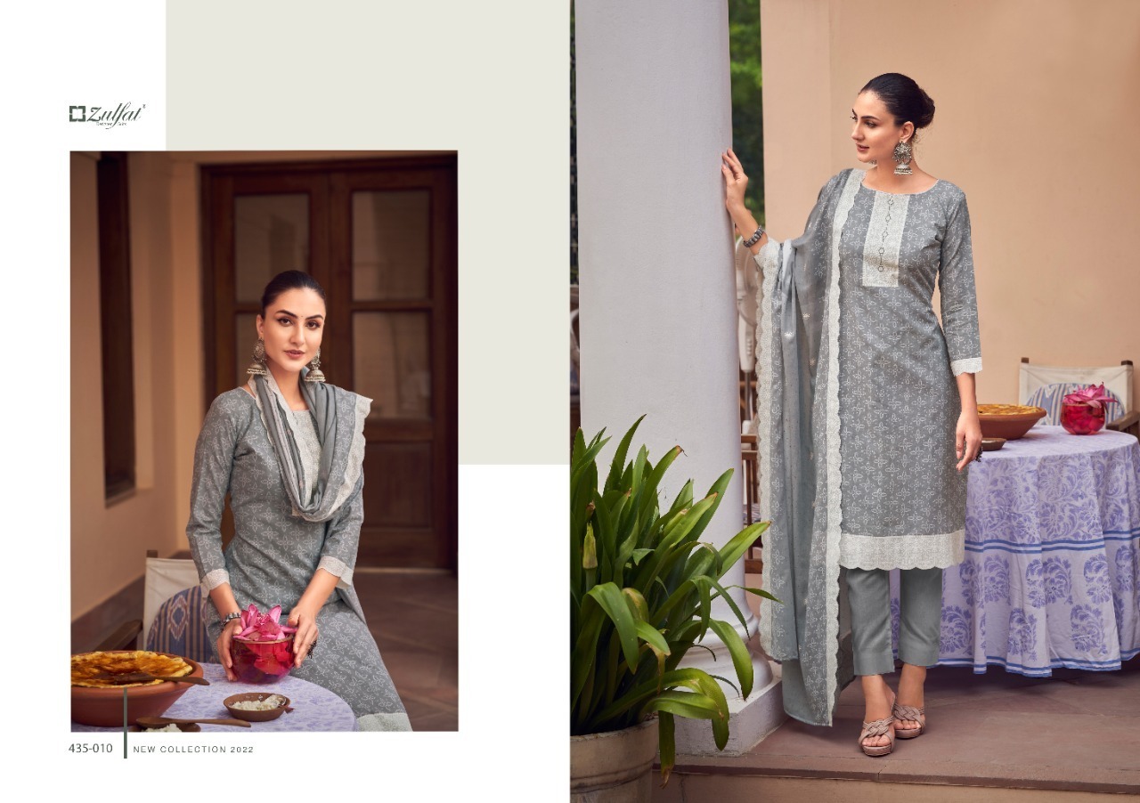 ZULFAT-DESIGNER-STUDIO-SAUMYA-435-SERIES-COTTON-SUITS-CATALOG-13