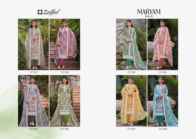 ZULFAT-MARYAM-VOL-2-PURE-COTTON-SUITS-5