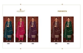 AASHIRWAD CREATION PARINEETA REAL GEORGETTE SALWAR KAMEEZ WHOLESALER