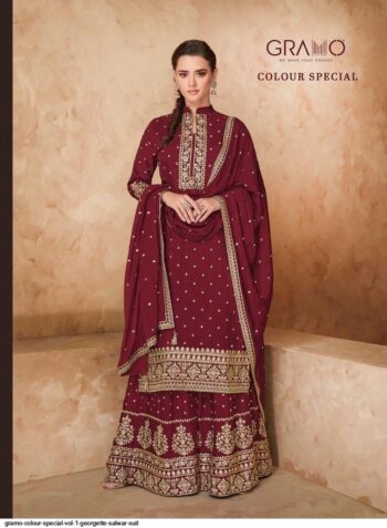 GRAMO COLOUR SPECIAL READYMADE SARARA DRESSES WHOLESALER