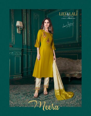 LILY & LALI MEERA PURE MASLIN KURTI WITH BEST PRICE AT WHOLESALE