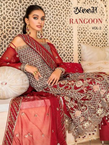 NOOR RANGOON VOL 2 GEORGETTE SALWAR KAMEEZ WHOLESALER