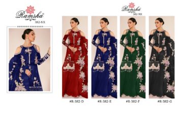 RAMSHA FASHION 382 NX GEORGETTE SALWAR KAMEEZ WHOLESALER