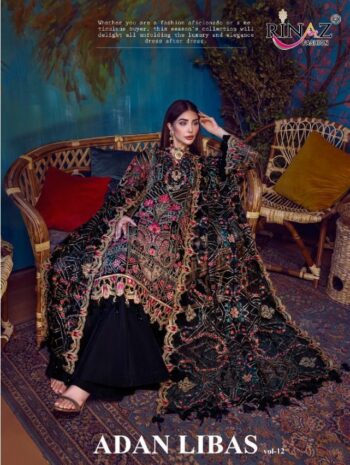 RINAZ FASHION ADAN LIBAS VOL 12 FOX GEORGETTE SALWAR KAMEEZ WHOLESALER