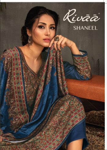RIVAA SHANEEL VELVET DIGITAL PRINT SALWAR KAMEEZ WHOLESALER