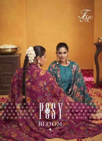 SAHIBA POSY BLOOM PURE RUSSIAN SALWAR KAMEEZ WHOLESALER