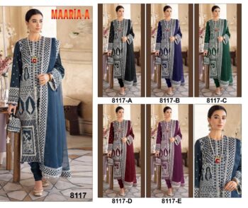 THE WOMENS THREAD 8117 PAKISTANI SALWAR KAMEEZ WHOLESALER
