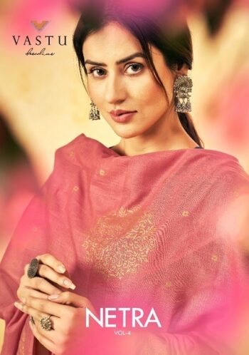 VASTU NETRA VOL 4 PURE LAWN COTTON SALWAR KAMEEZ WHOLESALER