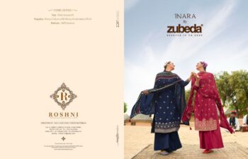 ZUBEDA INARA PURE DOLLA JACQUARD SALWAR KAMEEZ WHOLESALER