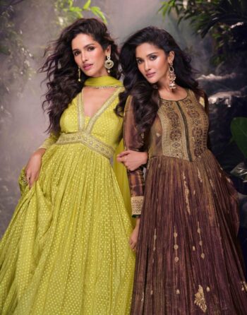 SAYURI DESIGNER LAKSHITA JACQUARD SILK SUITS WHOLESALER