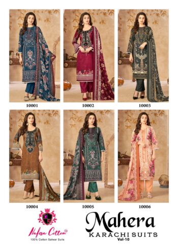 NAFISA COTTON MAHERA VOL 10 WHOLESALE