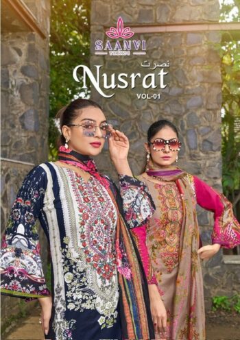 SAANVI TRENDS NUSRAT VOL 1 WHOLESALE