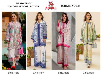 AASHA DESIGNER TURKIS VOL 5 WHOLESALE
