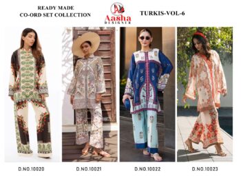 AASHA DESIGNER TURKIS VOL 6 WHOLESALE