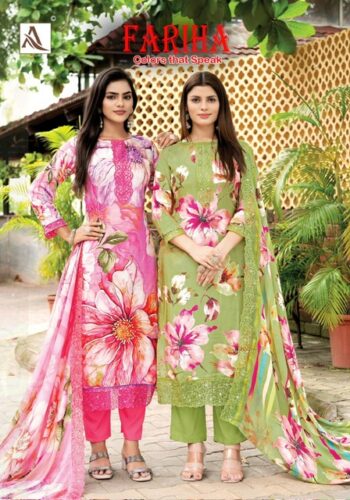 ALOK SUITS FARIHA WHOLESALE PRICE SURAT