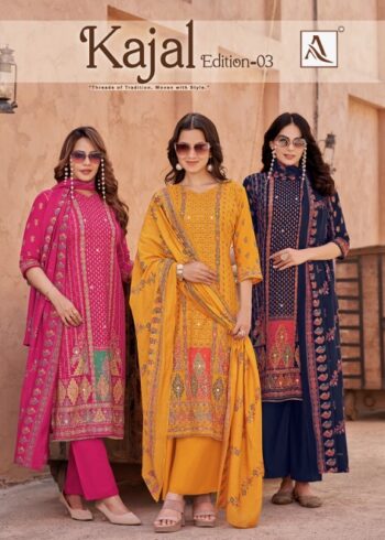 ALOK SUITS KAJAL EDITION 3 WHOLESALE