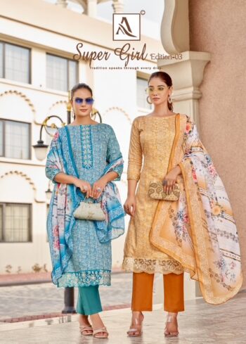 ALOK SUITS SUPER GIRL EDITION 3 WHOLESALE