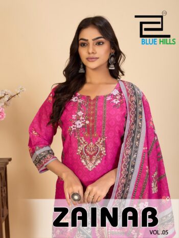 BLUE HILLS ZAINAB VOL 5 KURTI WHOLESALE