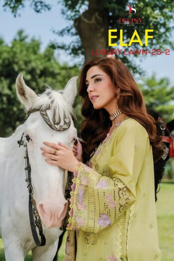 DEEPSY SUITS ELAF LUXURY LAWN 25-2 WHOLESALE