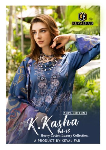 KEVAL FAB K KASHA VOL 18 WHOLESALE