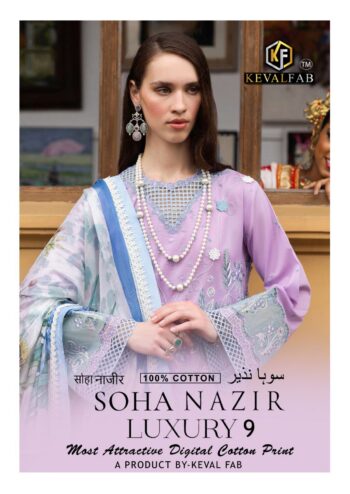 KEVAL FAB SOHA NAZIR VOL 9 WHOLESALE PRICE
