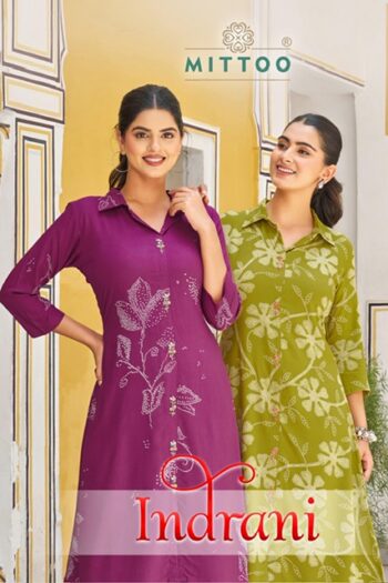 MITTOO INDRANI KURTI WHOLESALER SURAT