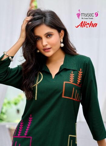 MYSTIC 9 ALISHA KURTI WHOLESALER SURAT