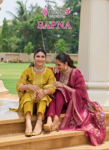 MYSTIC 9 SAPNA KURTI WHOLESALER SURAT