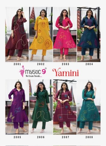 MYSTIC 9 YAMINI VOL 2 KURTI WHOLESALER