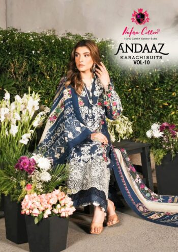 NAFISA COTTON ANDAAZ VOL 10 WHOLESALE