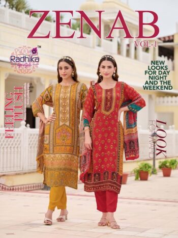 RADHIKA LIFESTYLE ZENAB VOL 1 WHOLESALE